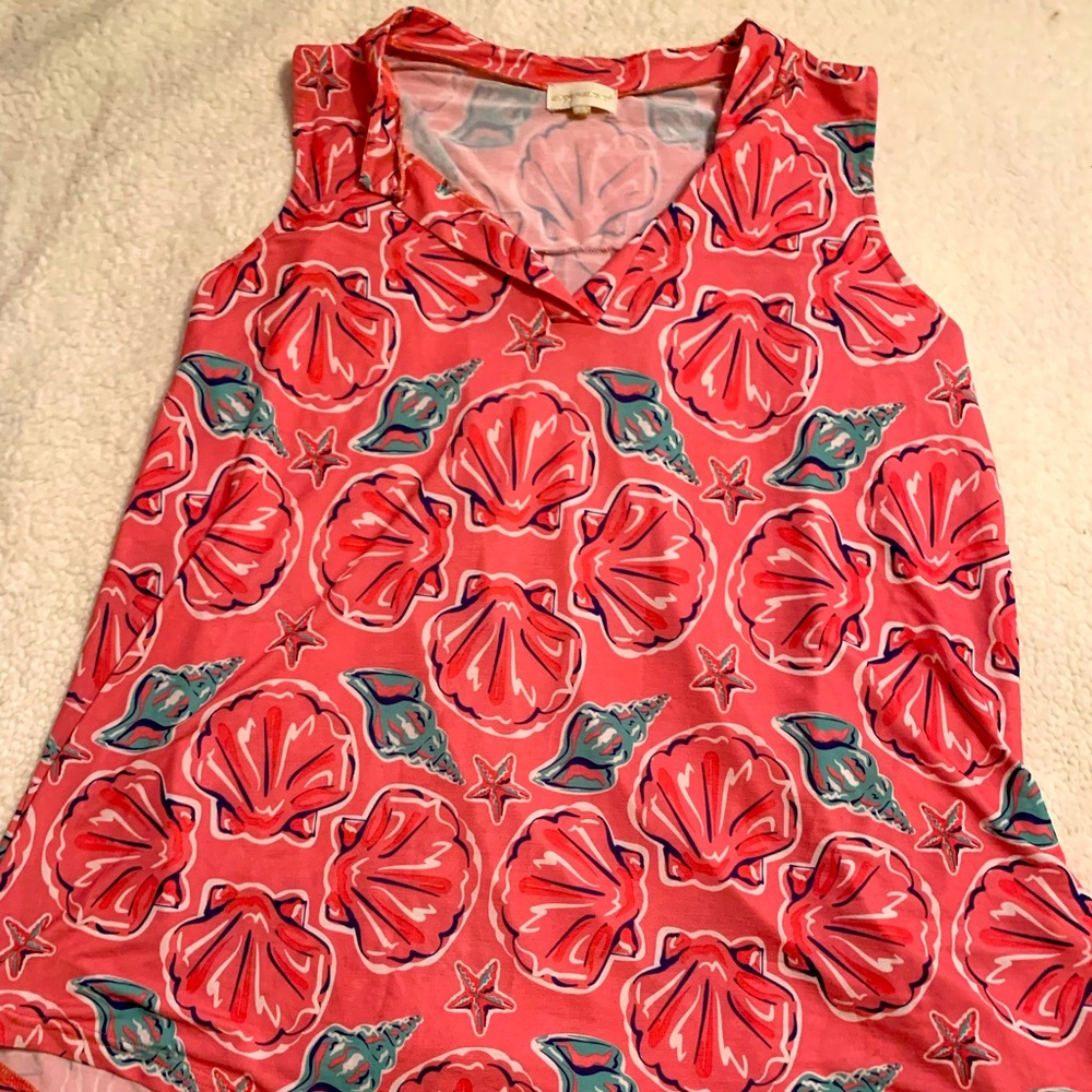 Simply Southern Beach Pink Seashell Dress/Coverup